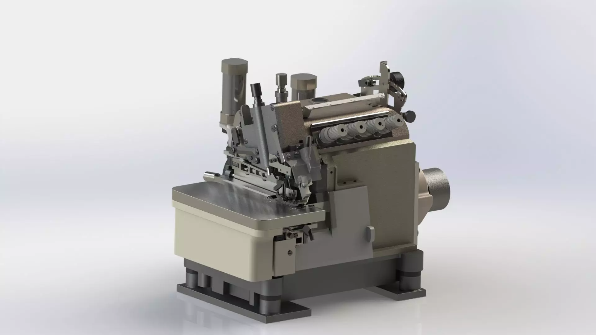 Sewing Machine -Overlock  3D model_0