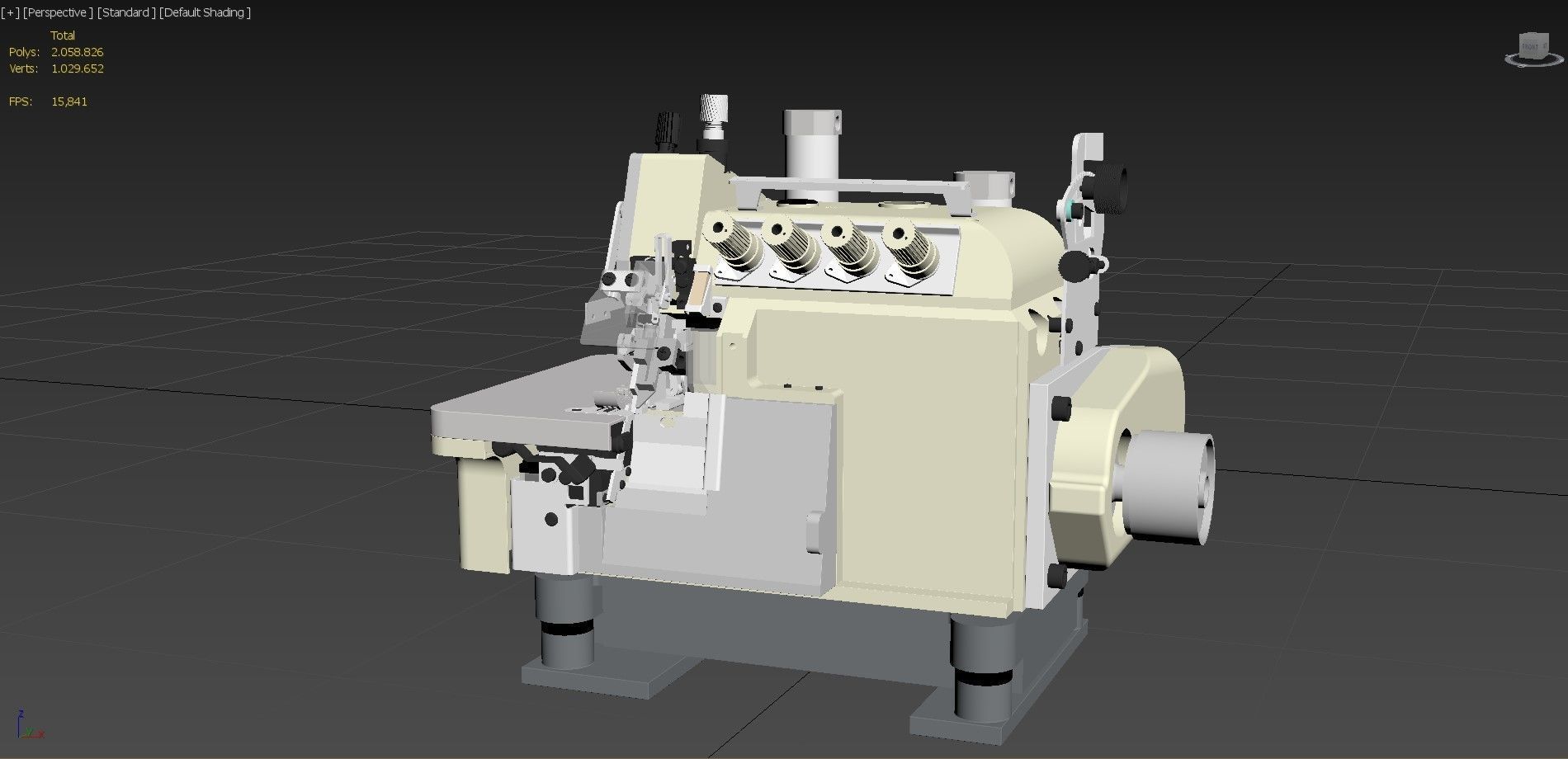 Sewing Machine -Overlock  3D model_3
