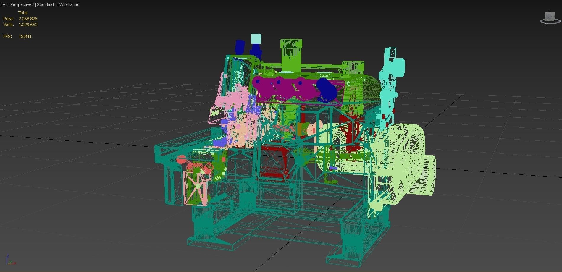 Sewing Machine -Overlock  3D model_4
