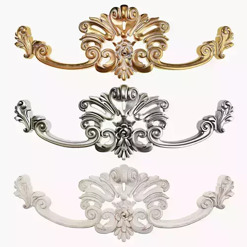 Classic carved 170 3D model