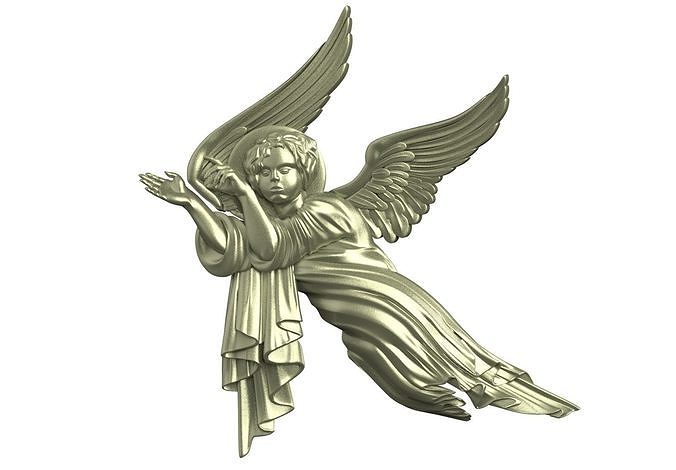 Sculpture of Angel 3D print model