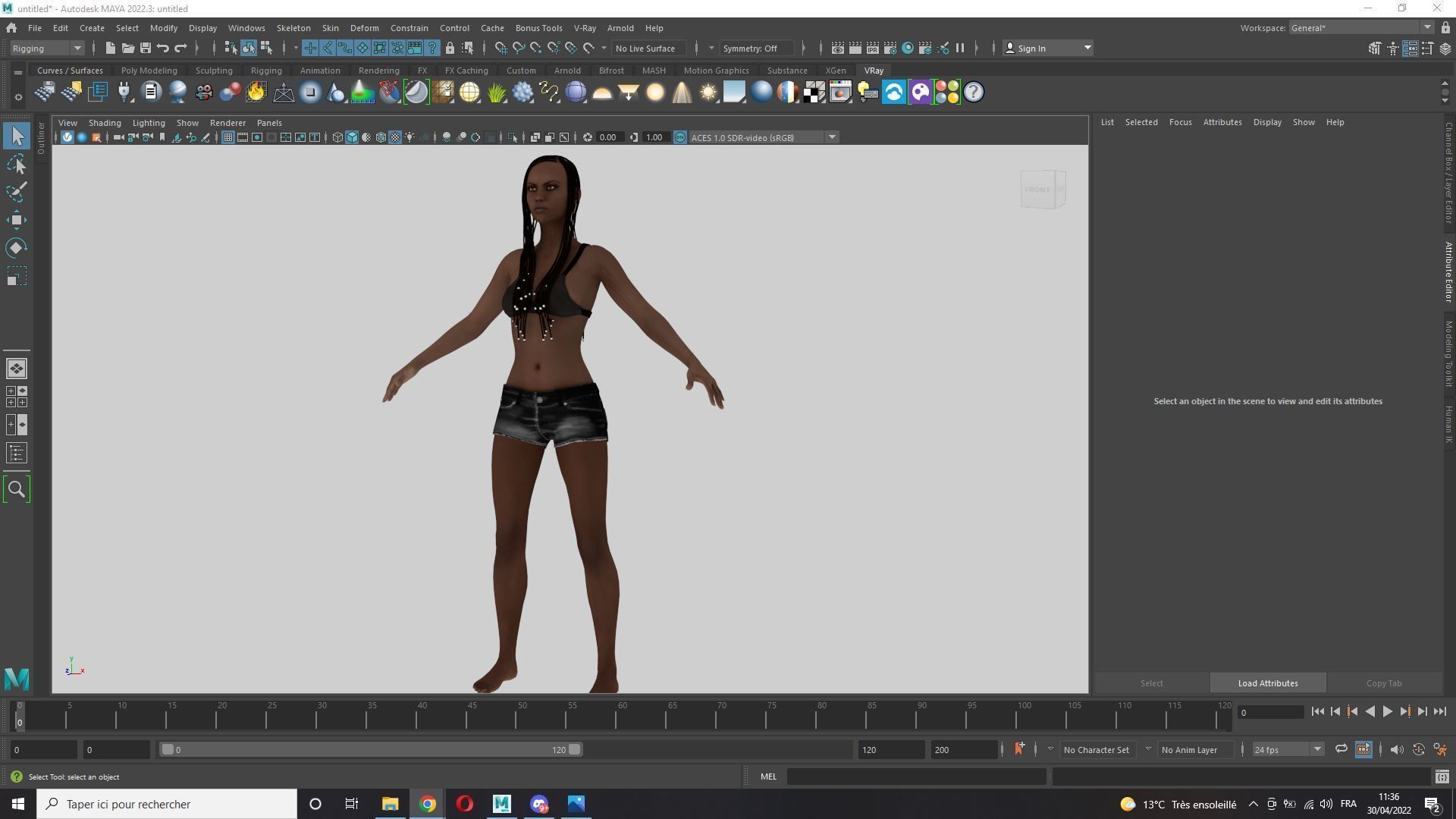 Realistic black female rigged game ready Low-poly 3D model_13