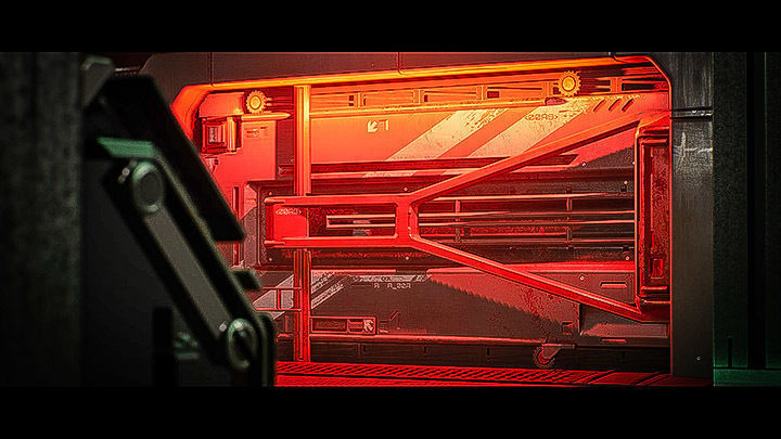 Sci-Fi Animated Door Set UE Low-poly 3D model_23