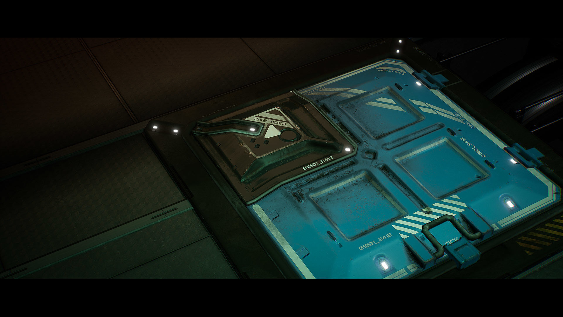 Sci-Fi Animated Door Set UE Low-poly 3D model_14