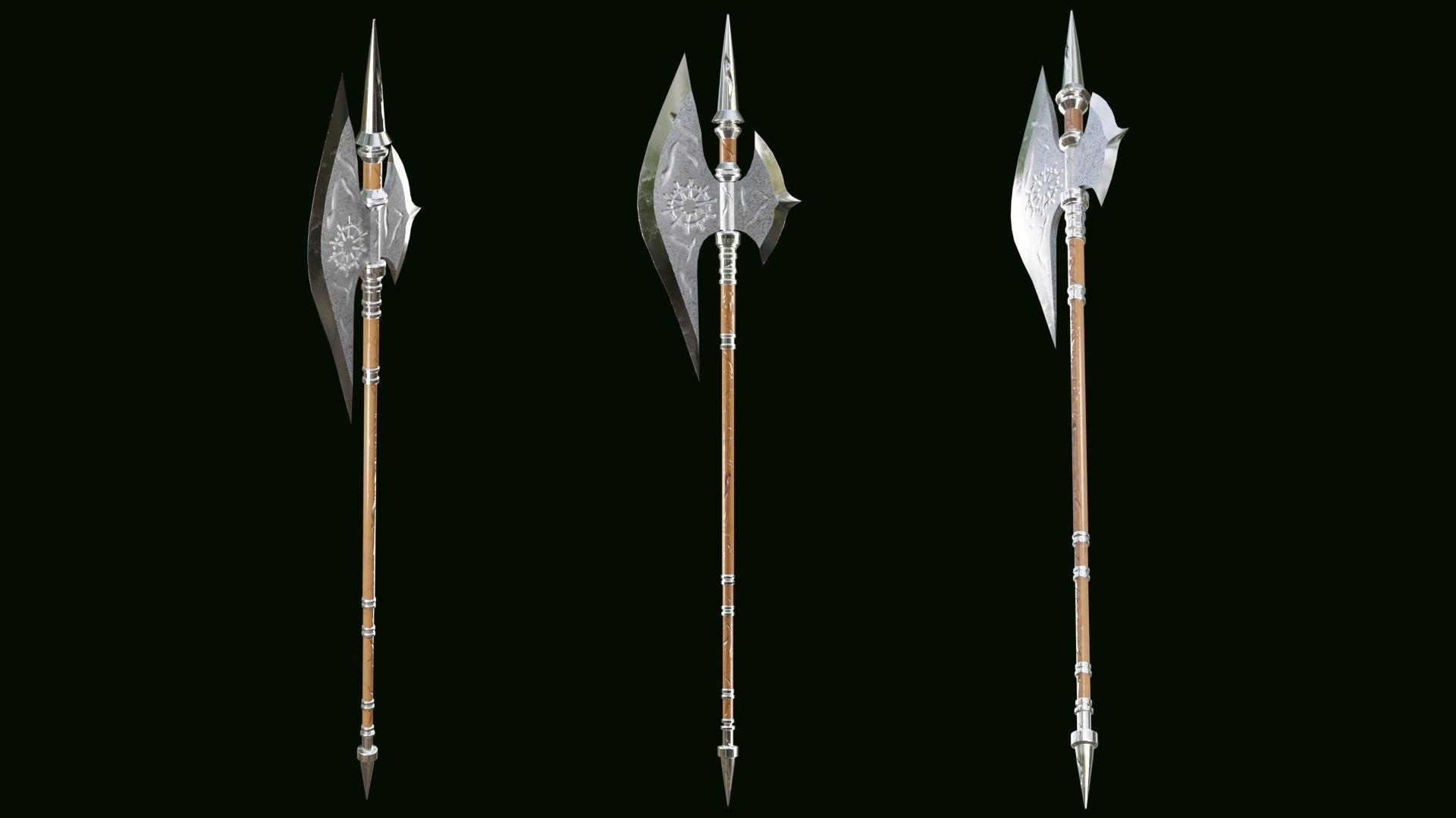PBR AXE PACK 01 Low-poly 3D model_24