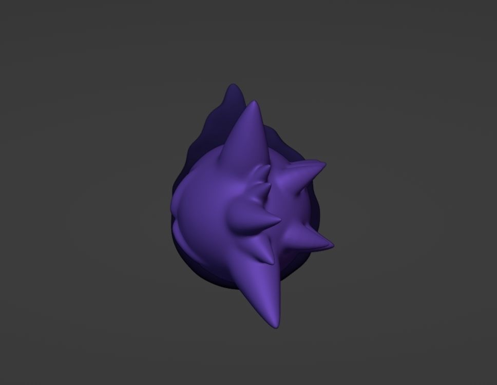 Gengar the spy - 3D print 3D print model_4