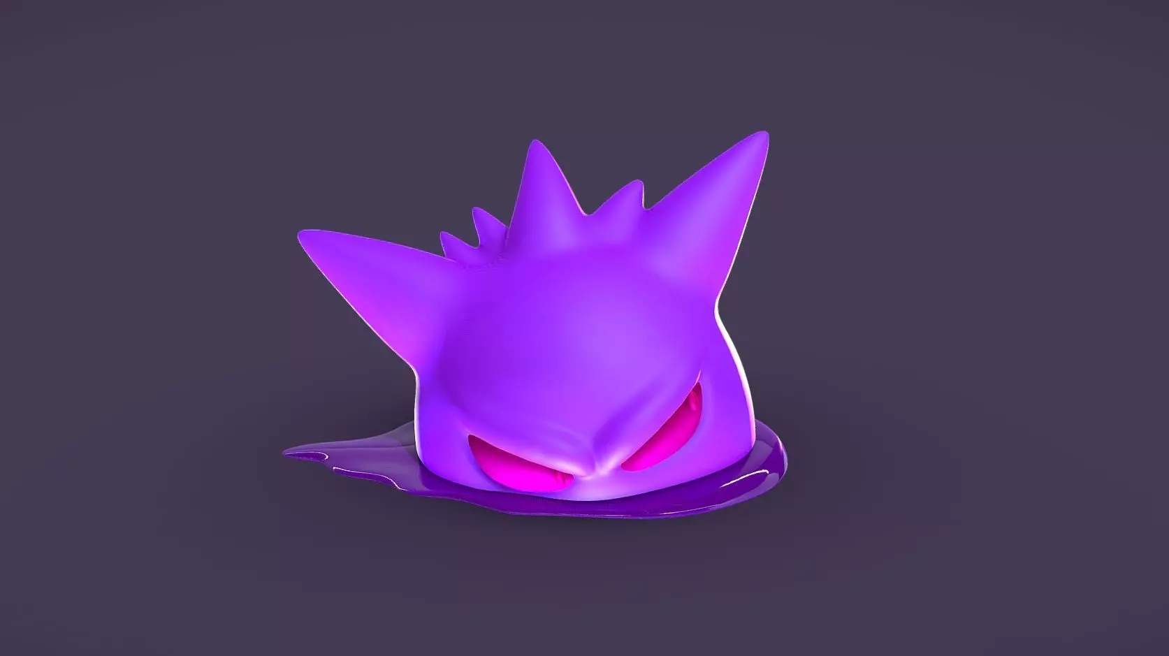 Gengar the spy - 3D print 3D print model_0