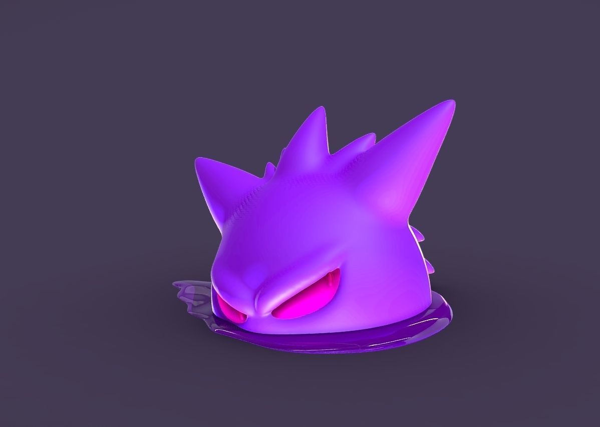Gengar the spy - 3D print 3D print model_1