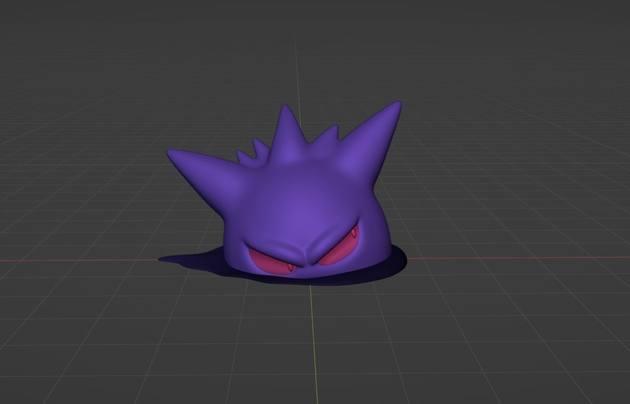 Gengar the spy - 3D print 3D print model_3