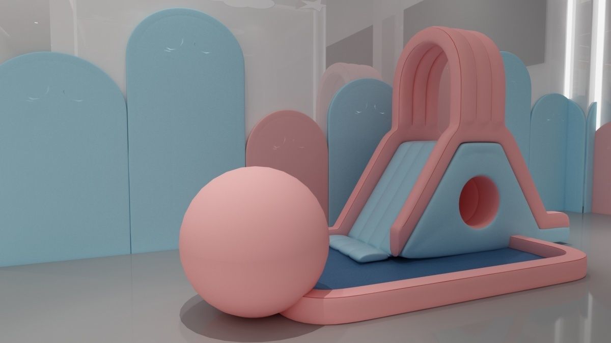 Automobile 4S Shop 3D model_8