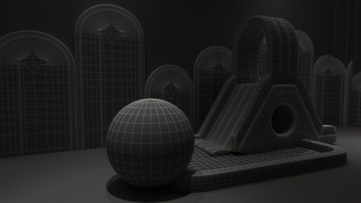 Automobile 4S Shop 3D model_22