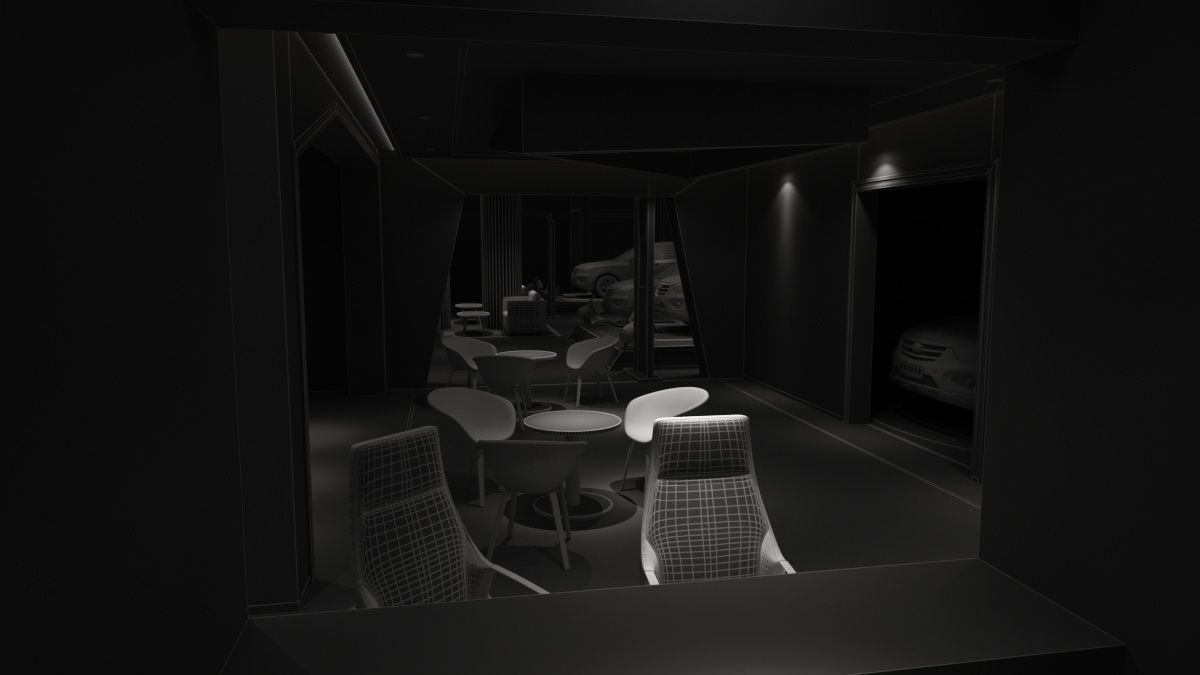 Automobile 4S Shop 3D model_20