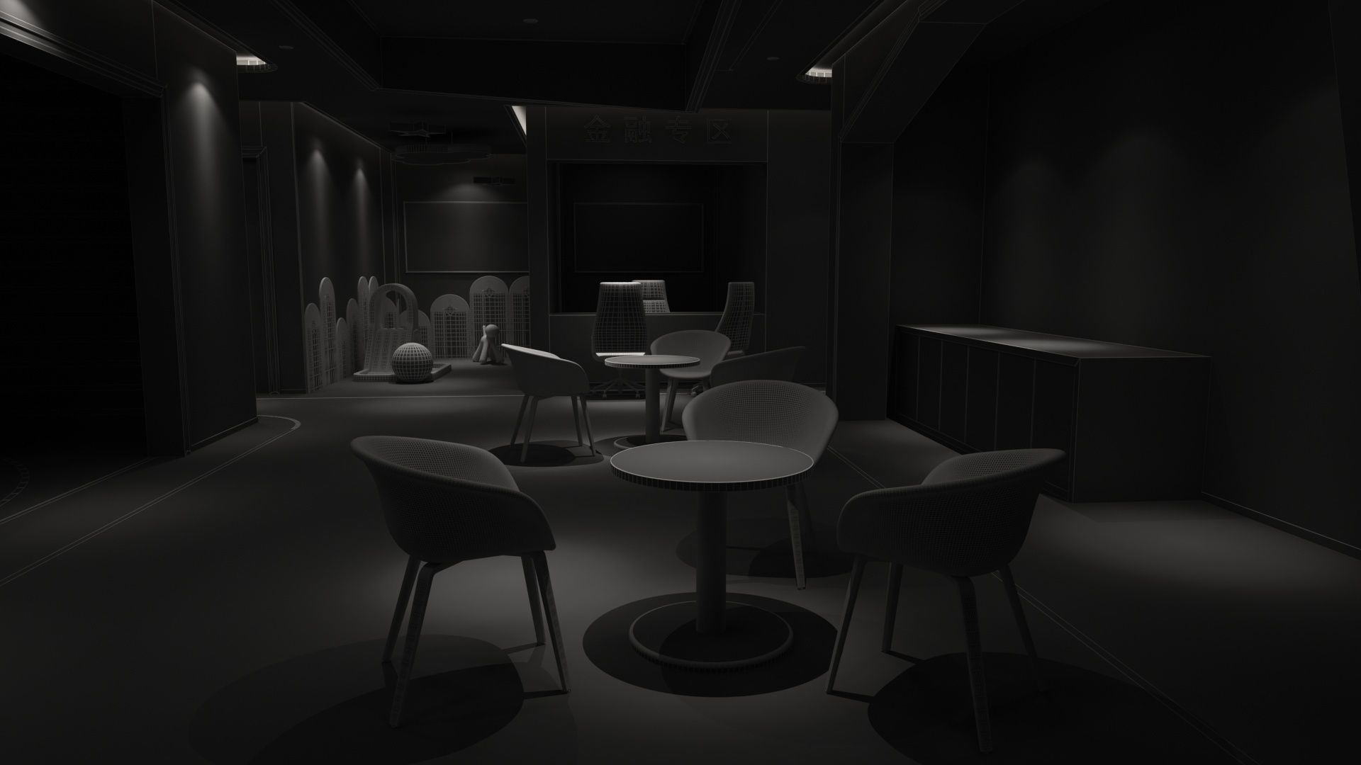 Automobile 4S Shop 3D model_19