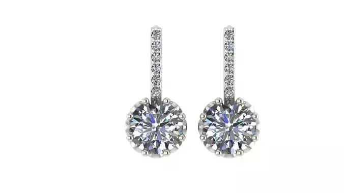 JEWELRY two diamond earrings