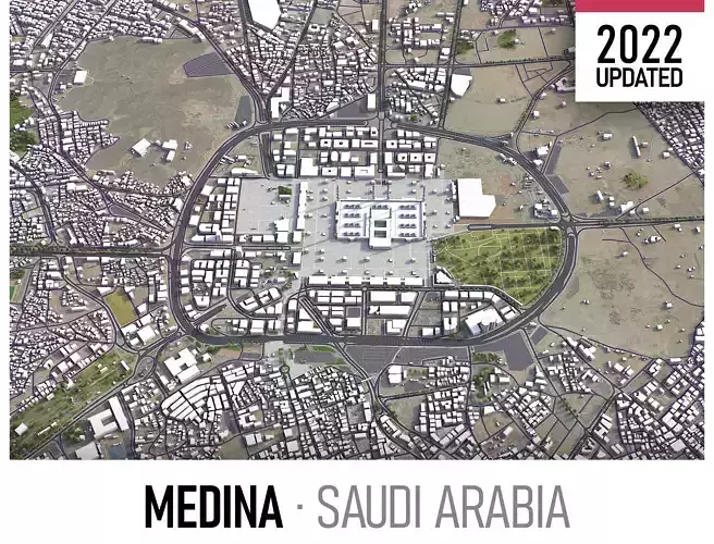 Medina Low-poly 3D model