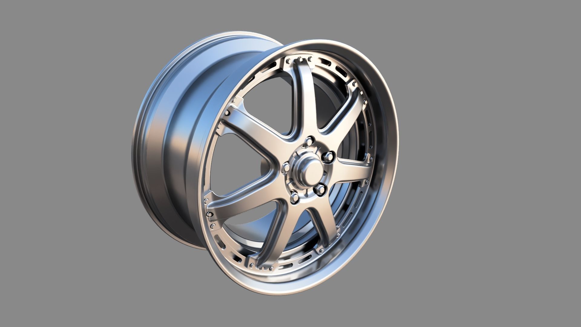 Rays volk gt7 rim 3D model_1