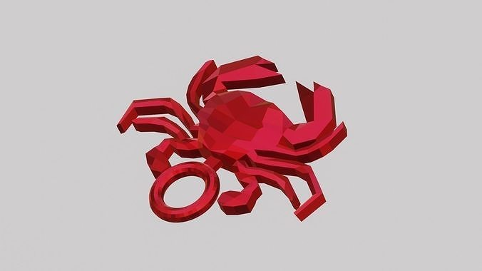 A beautiful crap for your keychain 3D print model
