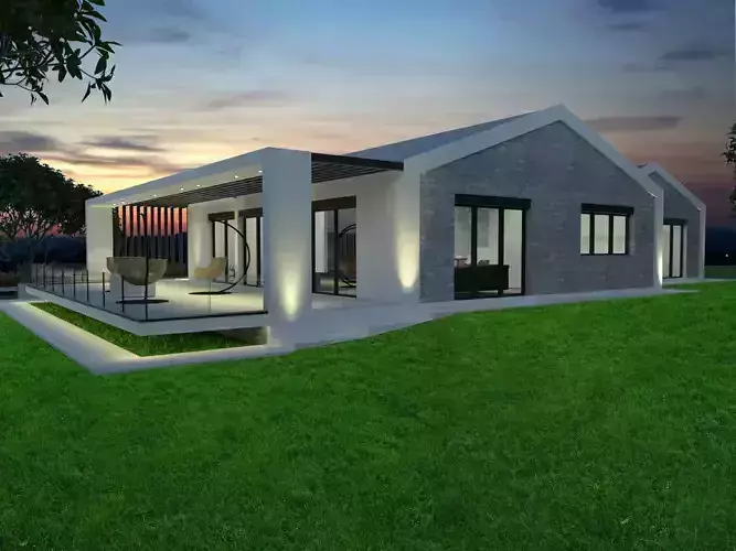 Modern mediterranean house