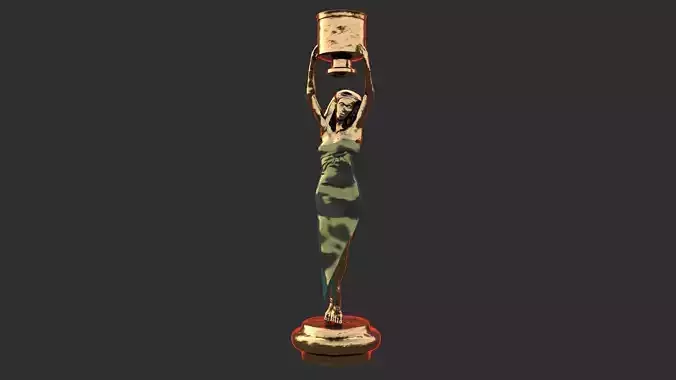 Old CandleStick Hi-poly