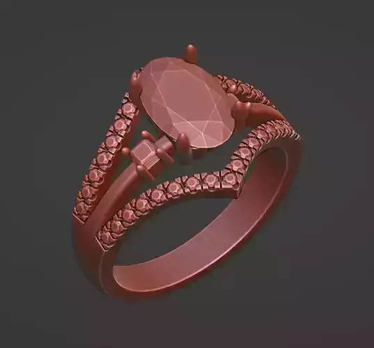 oval diamond ring