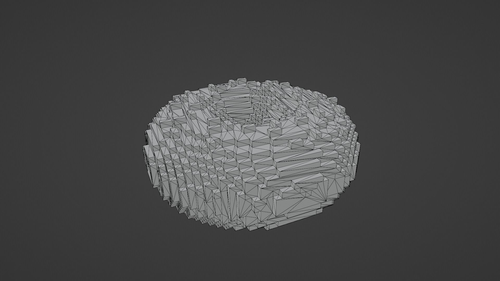 Voxel Donut Low-poly 3D model_12