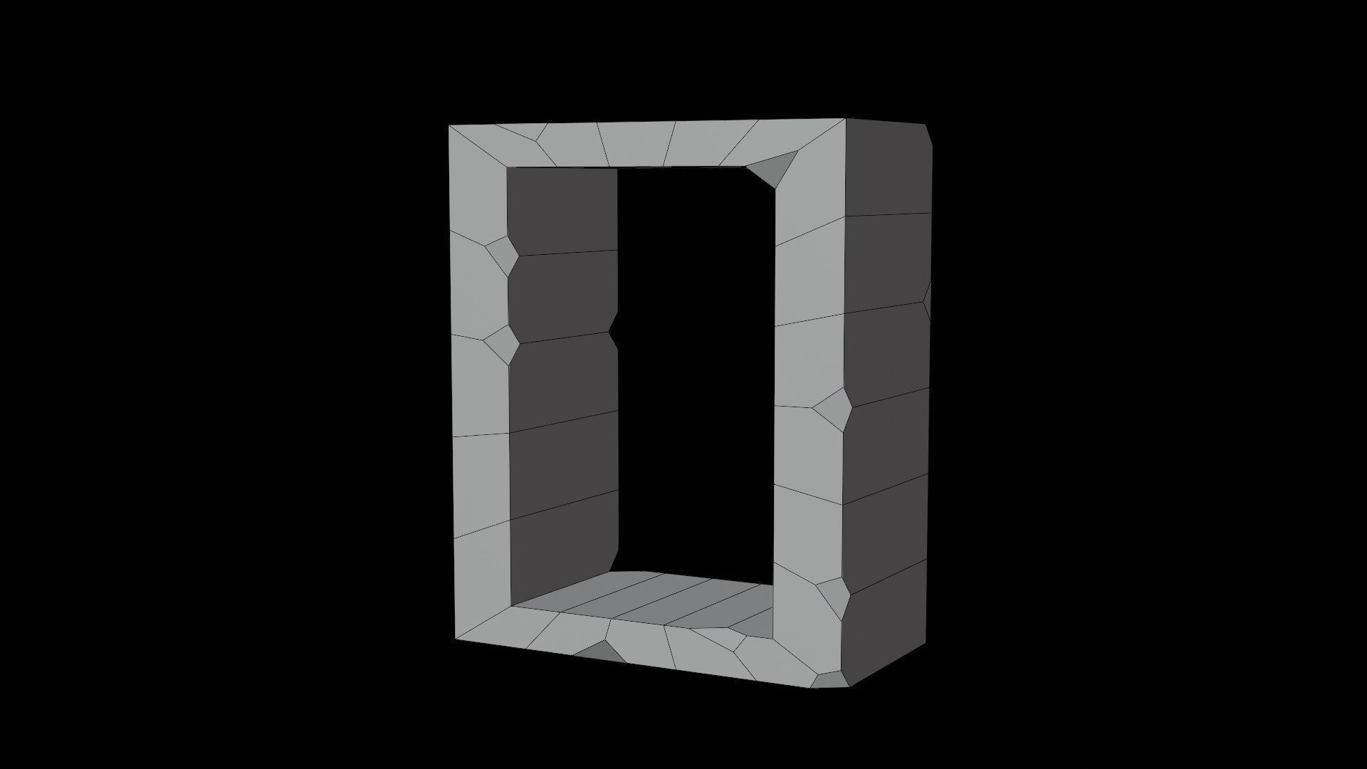 Ruins pack - Old Temple Low-poly 3D model_10