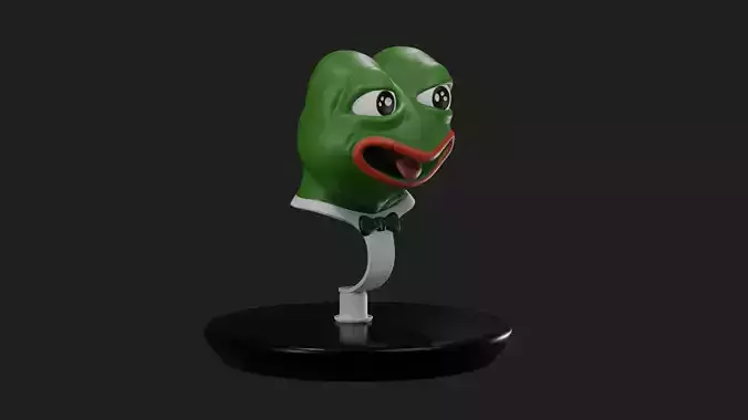 Pepe Happy Frog 3D print model