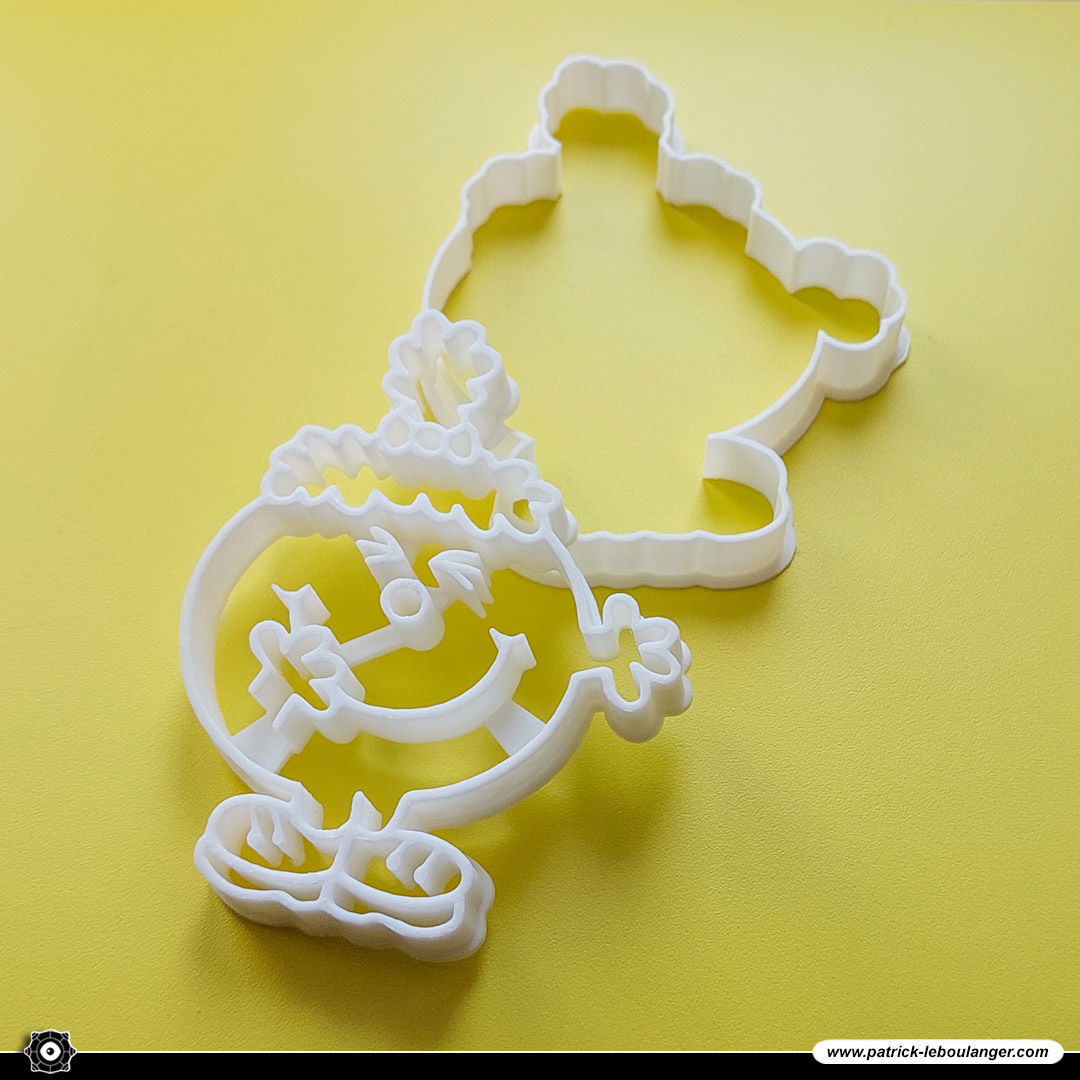 Little Miss BUSY-BODY Cookie Cutter 3D print model_3