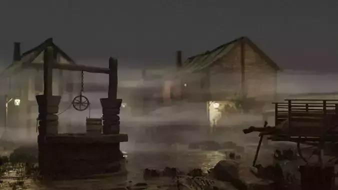 Medieval Village Well