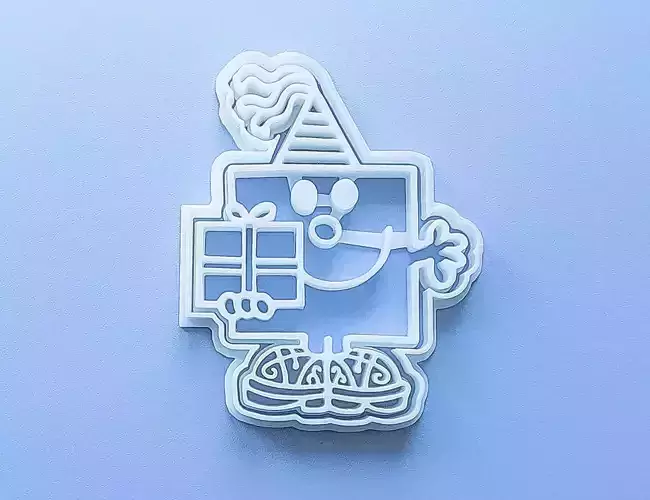 Mr BIRTHDAY Cookie Cutter