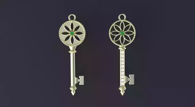 Package of pendants Keys 3D print model or CNC