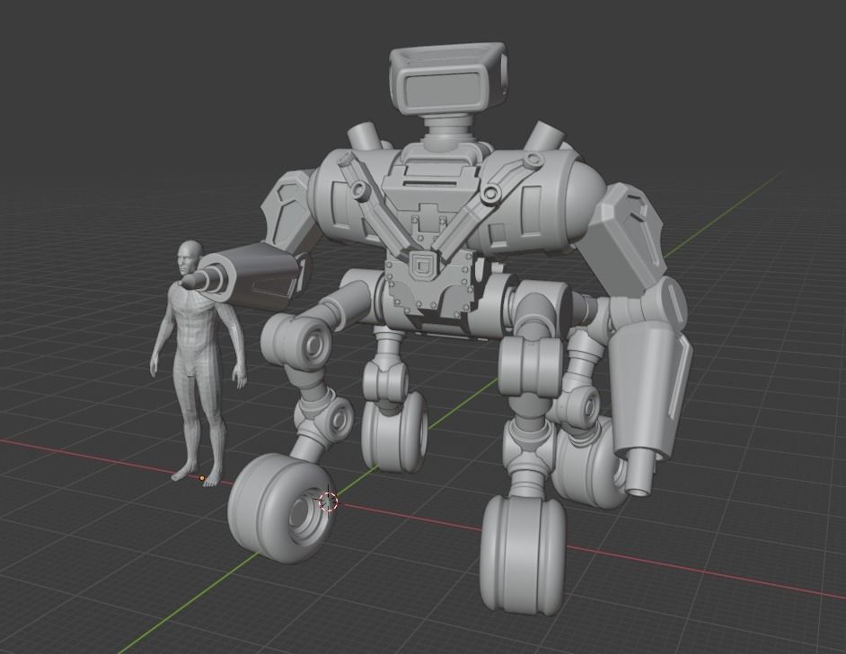 Robot tank 3D Print model 3D print model_5