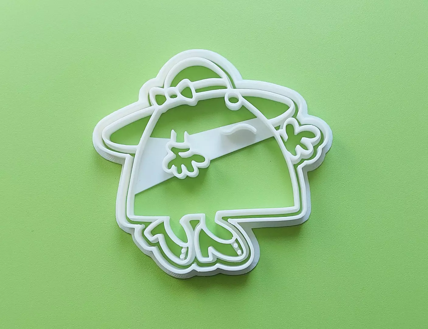 Little Miss SHOW OFF Cookie Cutter 3D print model