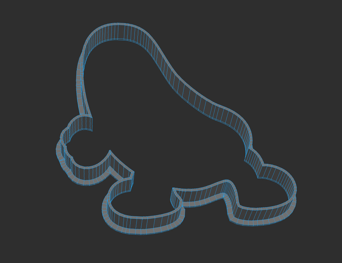 Mr CROSSPATCH Cookie Cutter 3D print model_5