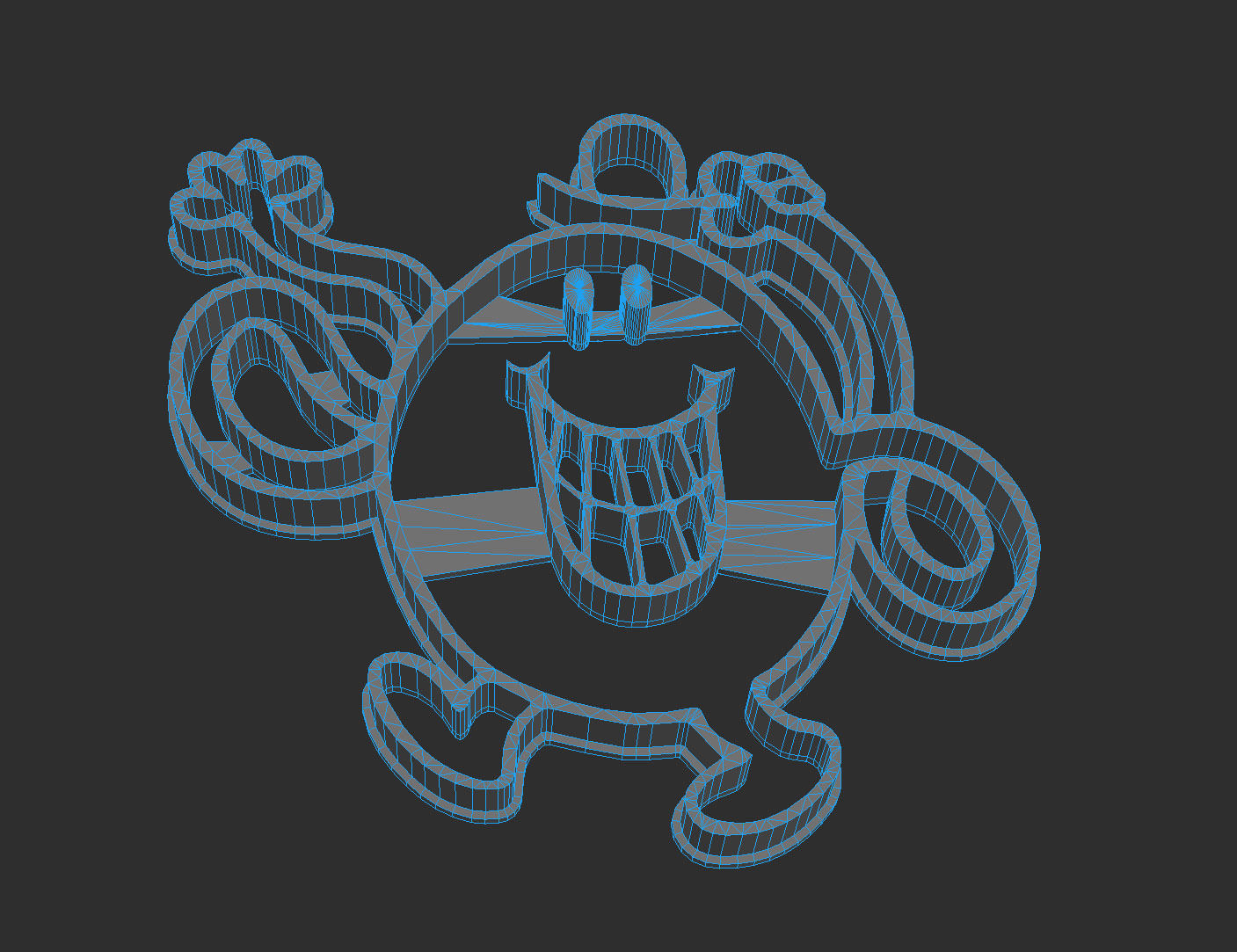 Mr TICKLE Cookie Cutter 3D print model_5