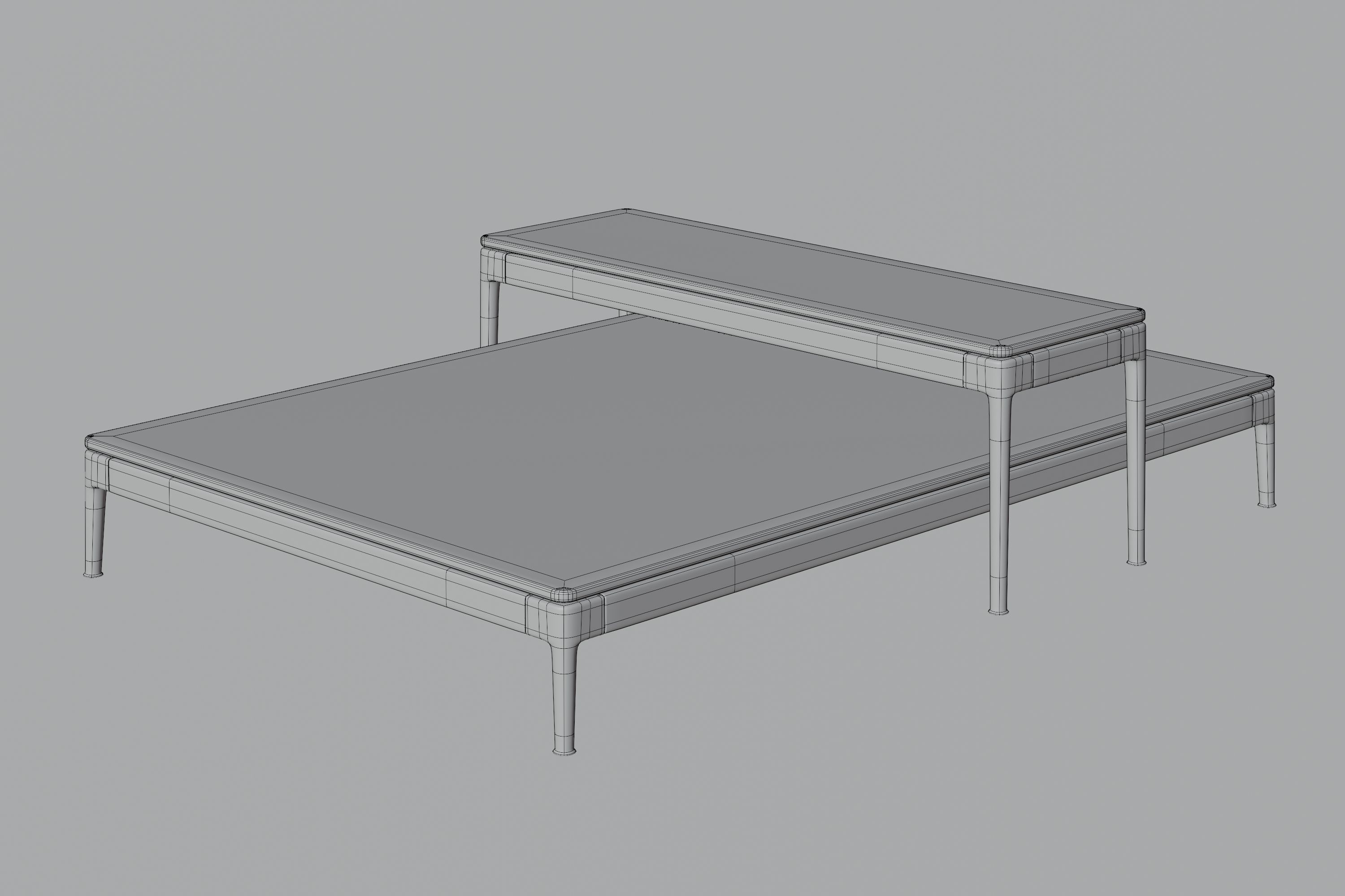 Modern Coffee Table 3D model_16