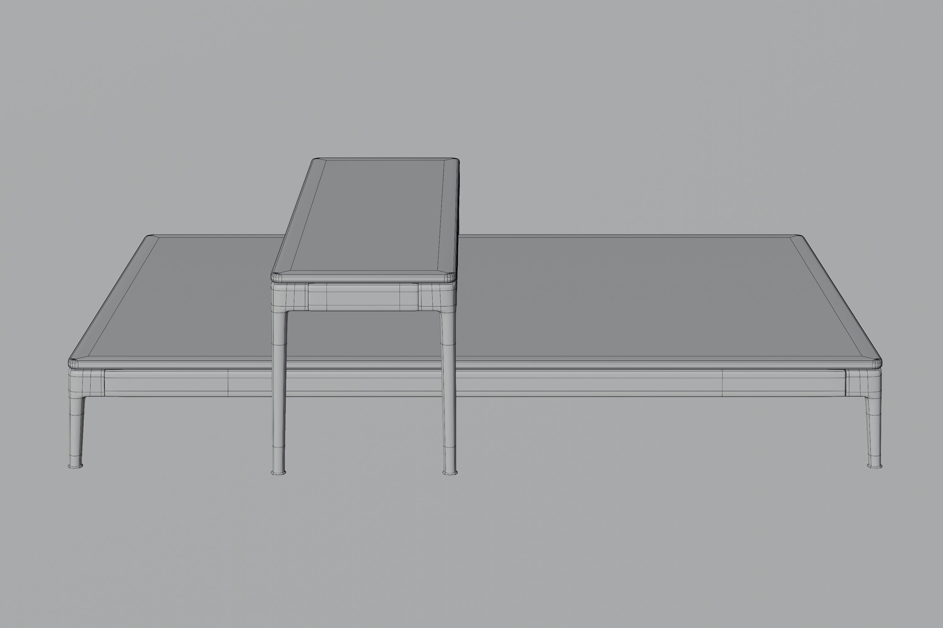 Modern Coffee Table 3D model_6