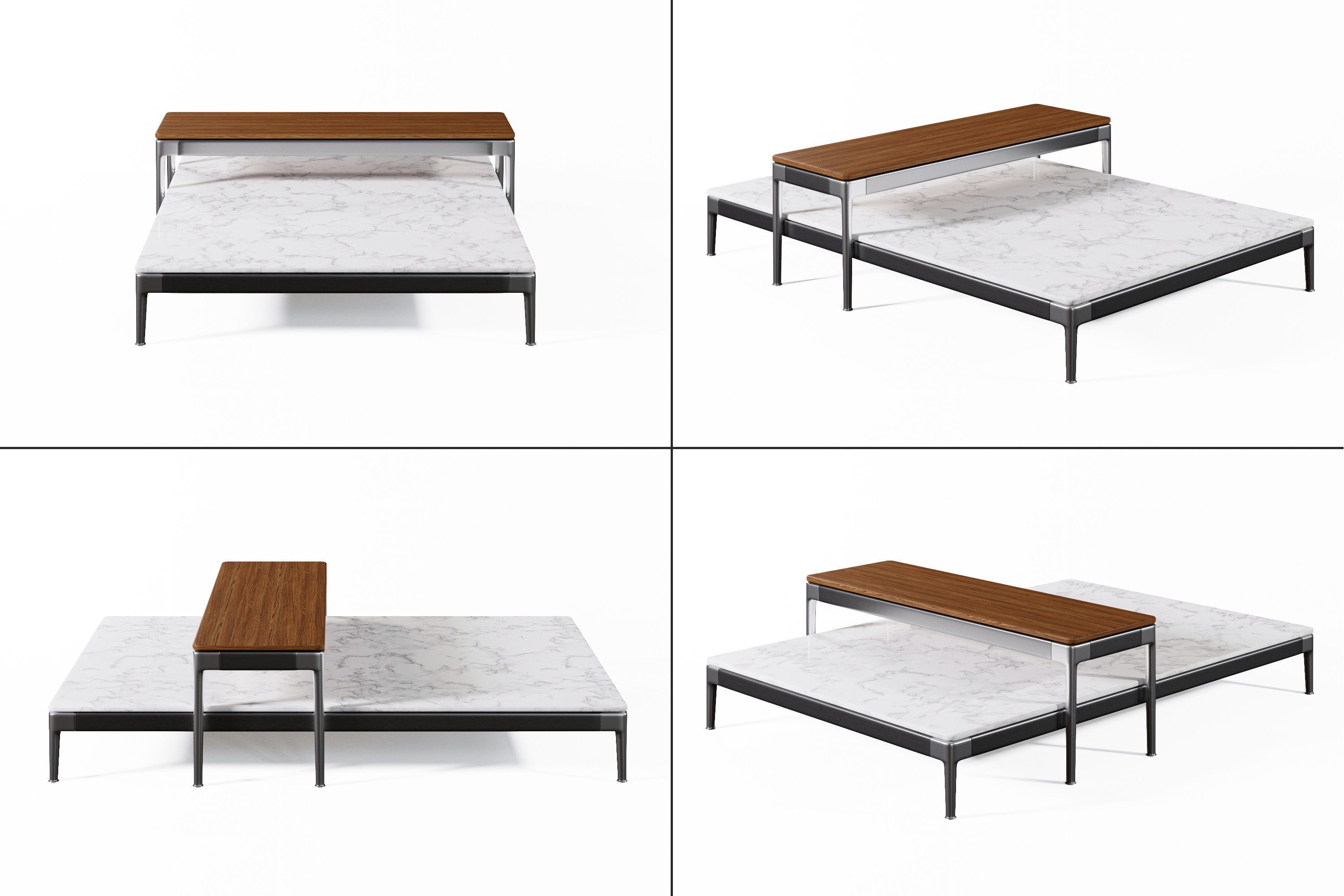 Modern Coffee Table 3D model_1