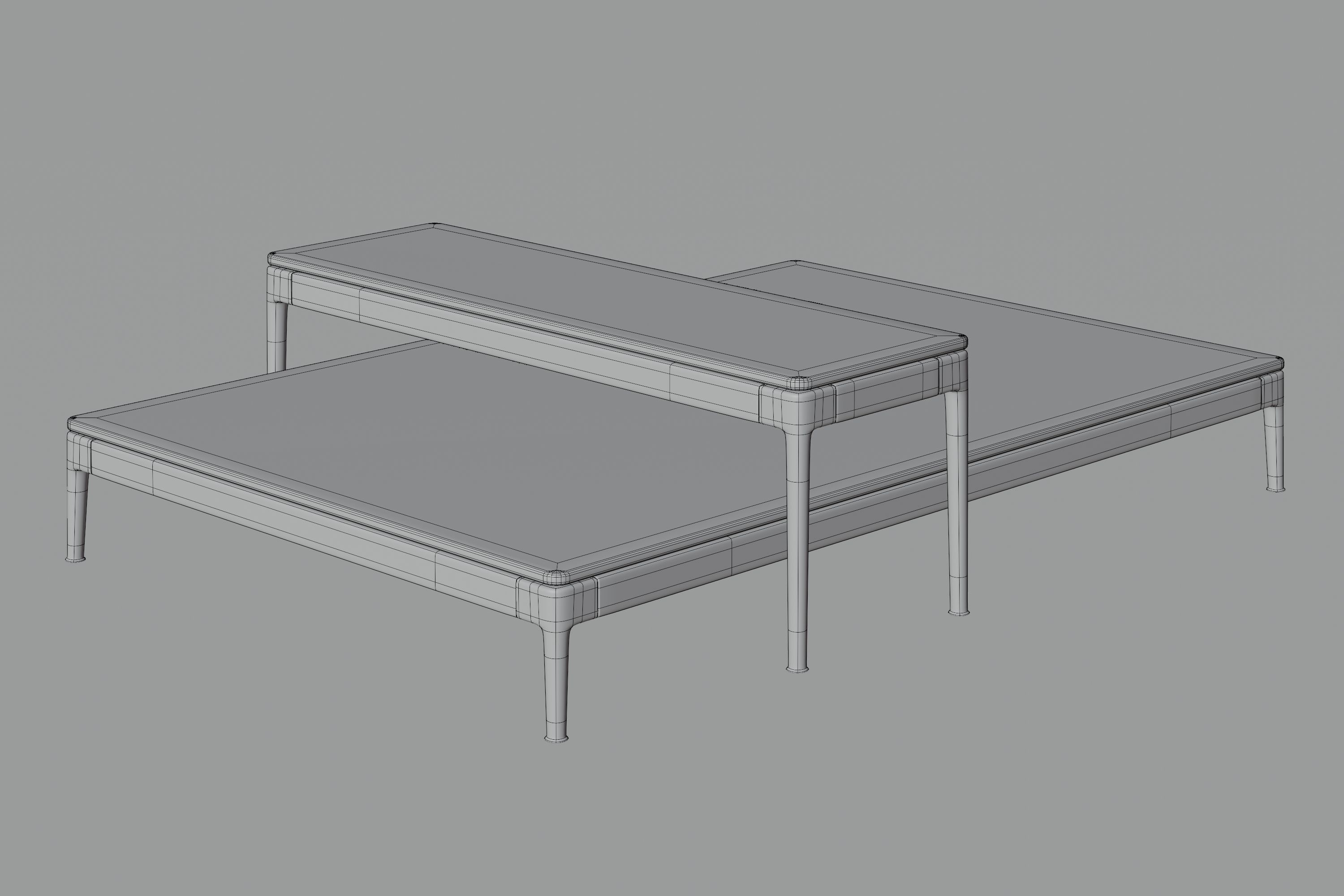 Modern Coffee Table 3D model_8