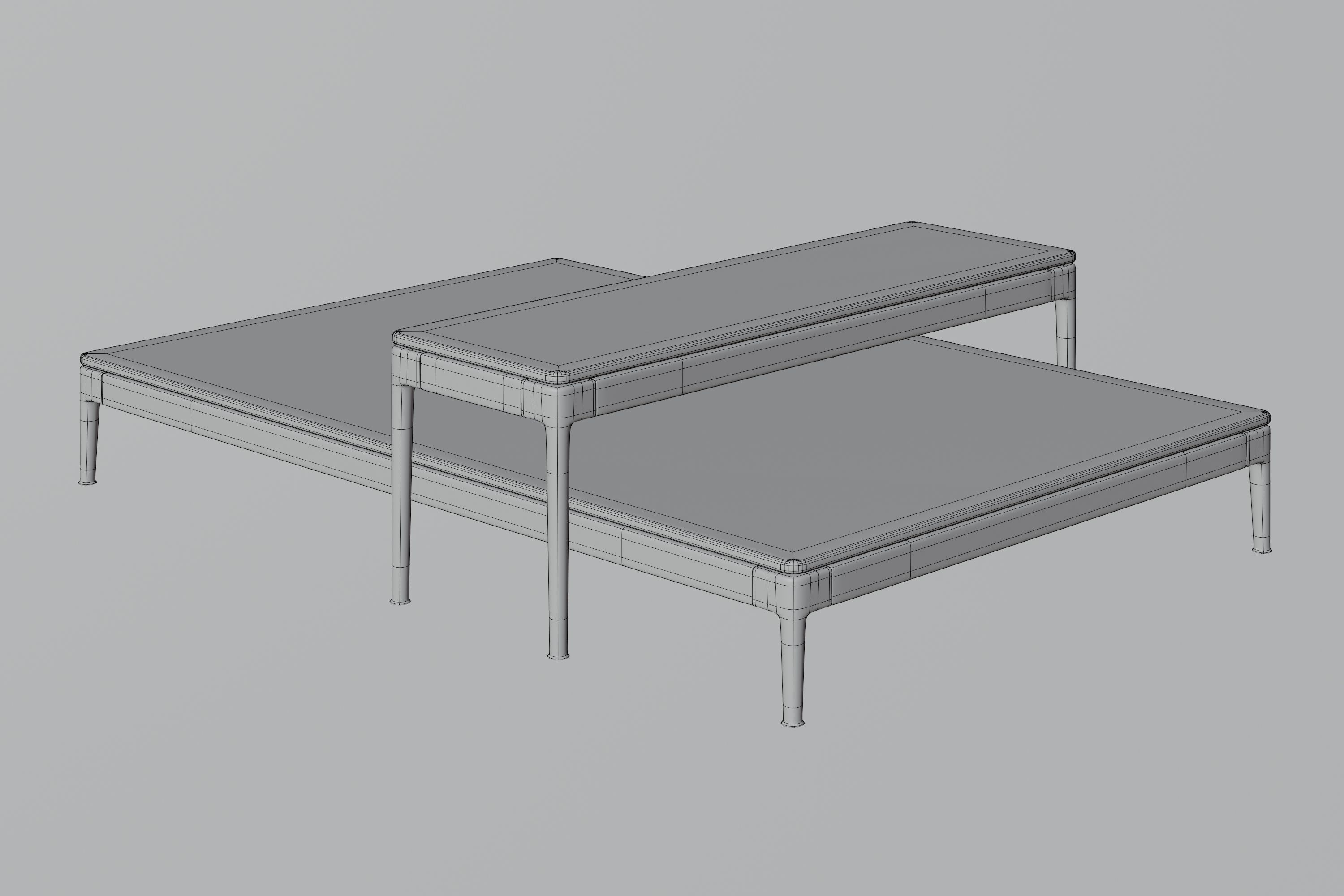 Modern Coffee Table 3D model_12