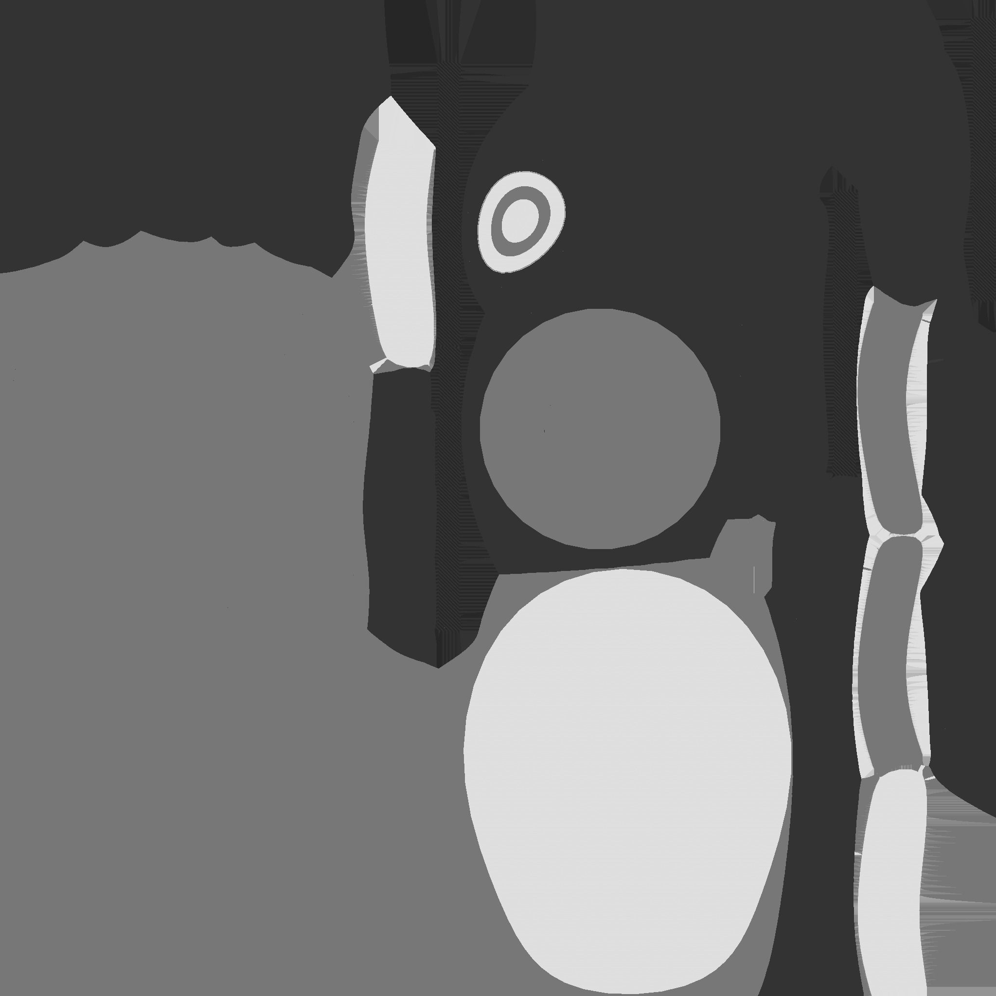 SciFi Backpack D09 Aluminum - Fashion Character Design Low-poly 3D model_25