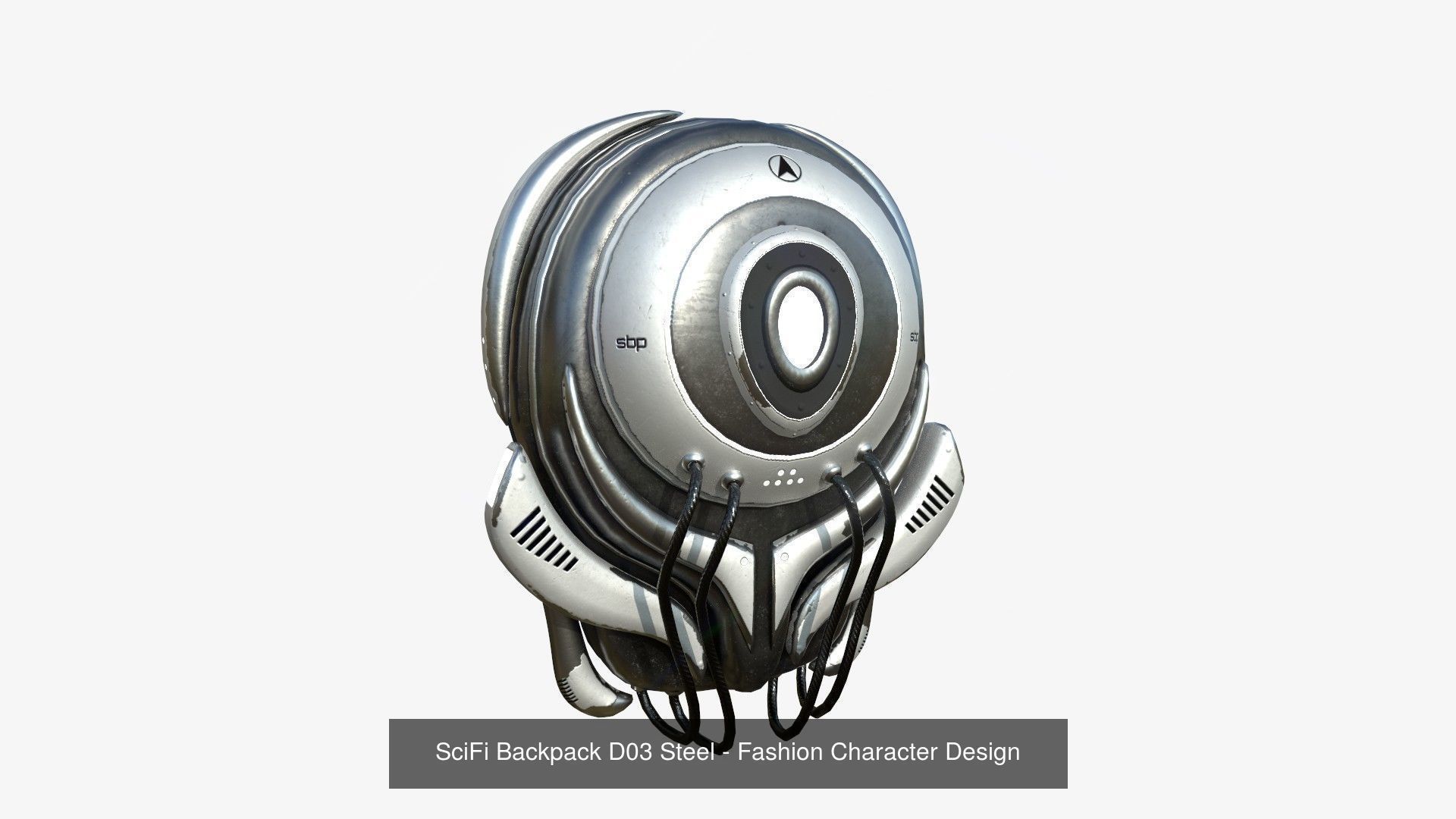 10 SciFi Backpack D Collection - Fashion Character Design _3