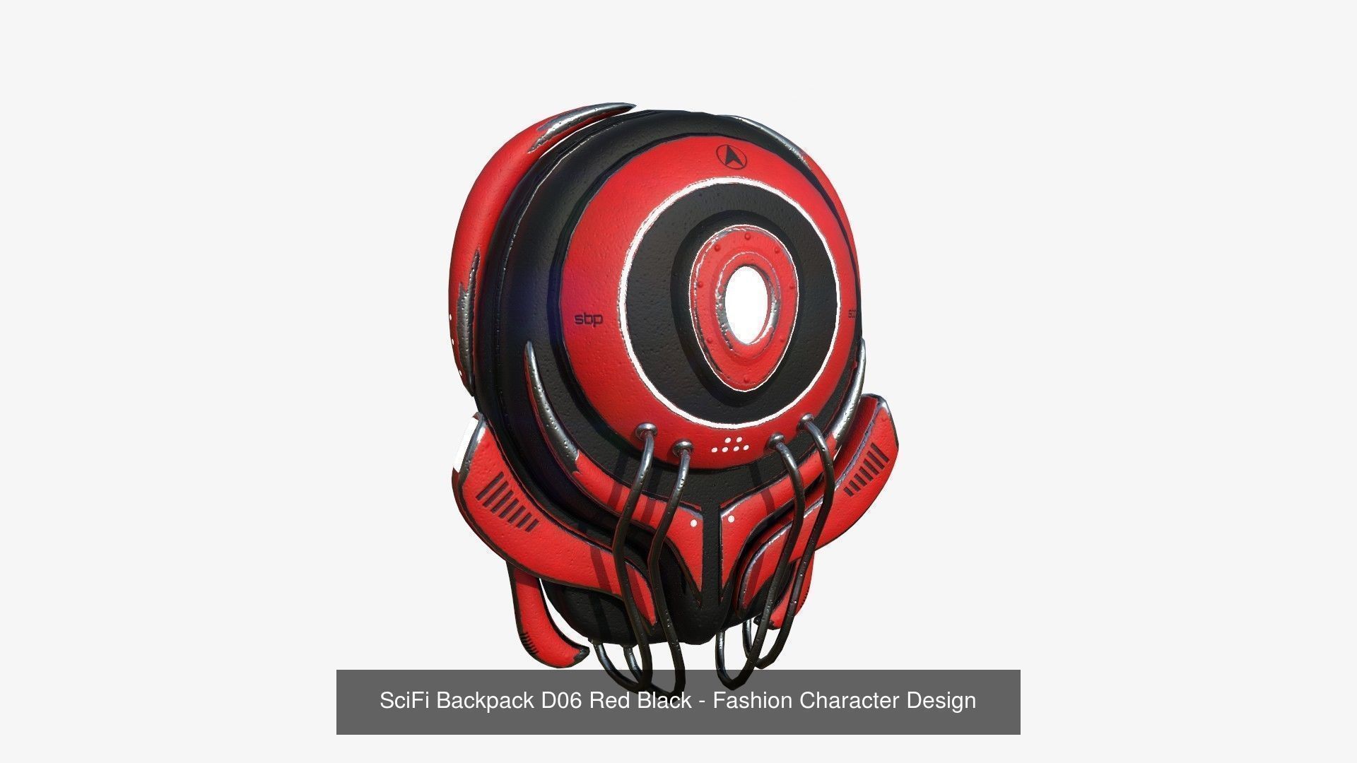 10 SciFi Backpack D Collection - Fashion Character Design _6