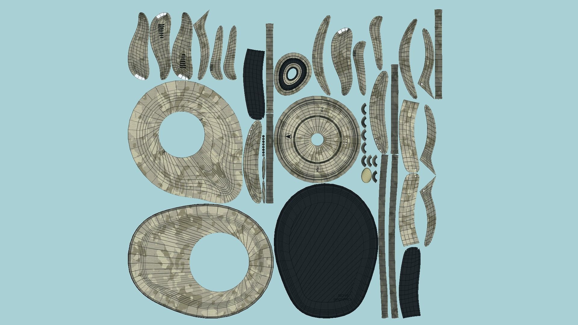 10 SciFi Backpack D Collection - Fashion Character Design _64