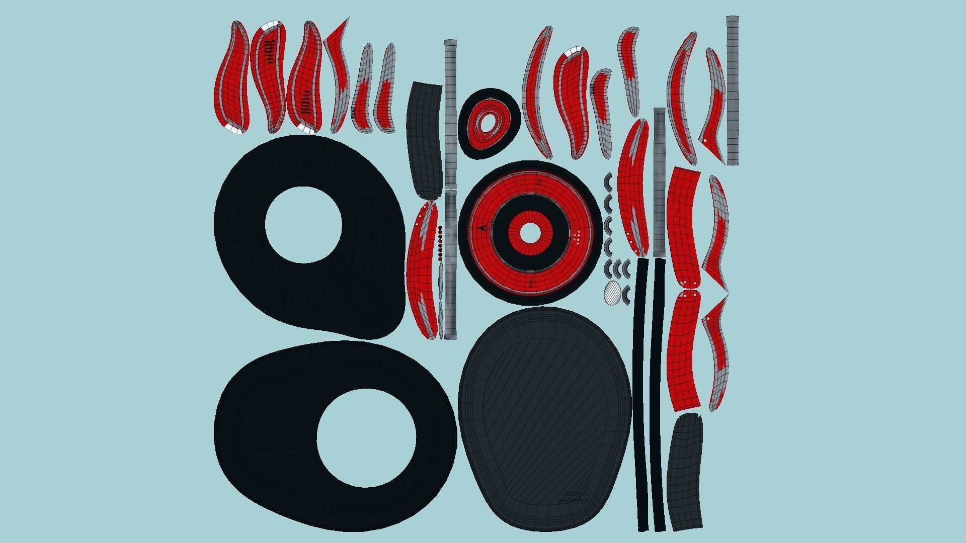 10 SciFi Backpack D Collection - Fashion Character Design _77