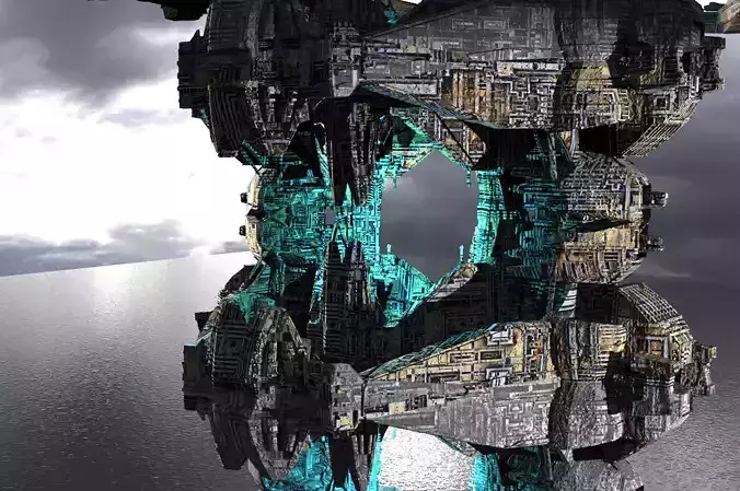 Loki Tower cube Sci-Fi kit bash Kit bash