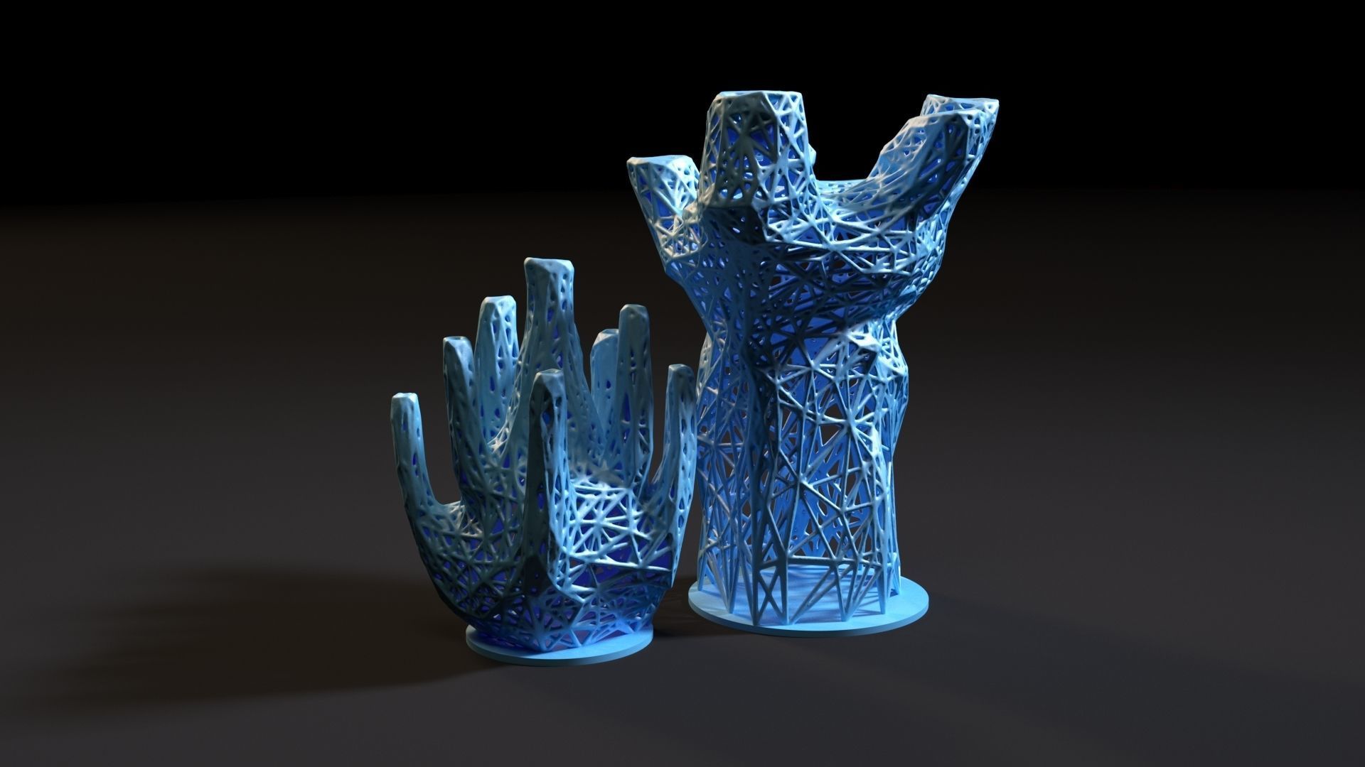 Unusual decorative vase 3D print model_4