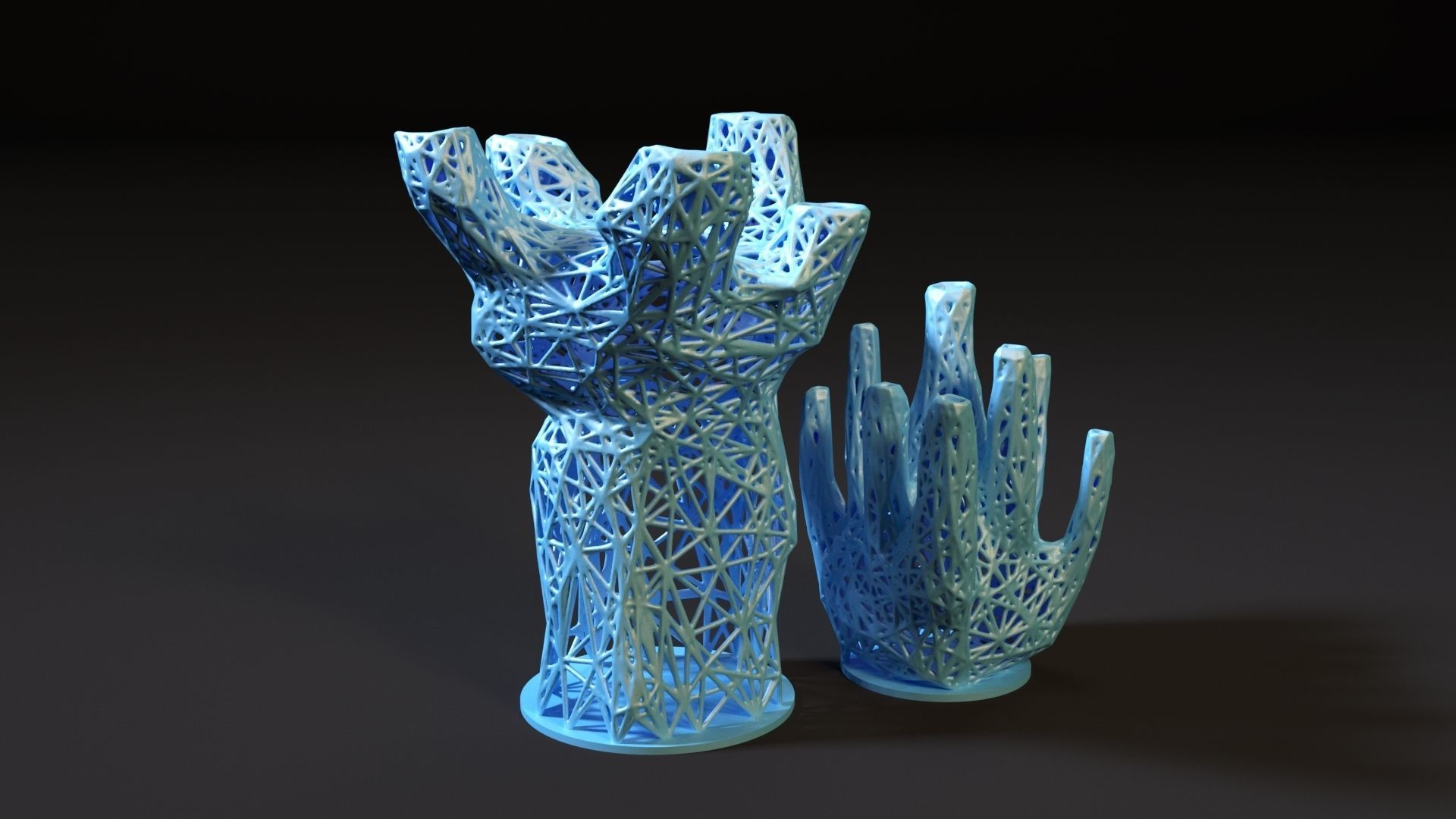 Unusual decorative vase 3D print model_8