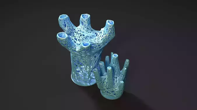Unusual decorative vase 3D print model