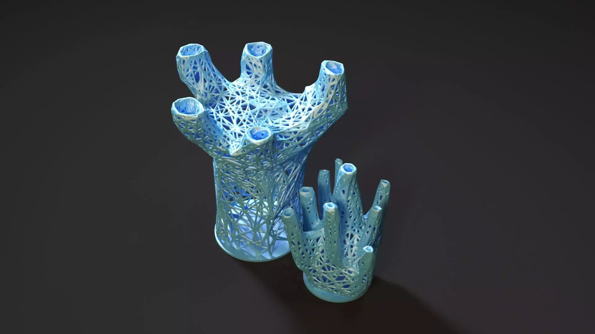 Unusual decorative vase 3D print model_0